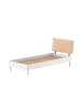 58 aufm Kessel EINZELBETT SET 90x200 Keeley Buche Weiß Holz Schrank Tisch Komfort