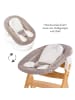 Hauck Alpha Plus Natur Newborn Set - 3-tlg. Hochstuhl in beige