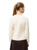 Zero  Pullover mit Perlen in Eggnog
