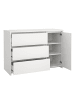 ebuy24 Kommode Next Weiß 119 x 48 cm