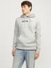Jack & Jones Kapuzenpullover in White Melange