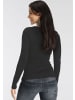 Melrose Rundhalspullover in schwarz