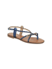 Les Tropéziennes par M Belarbi Halfonzo Ledersandalen Blau