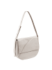 DuDu Formentera Schultertasche Leder 34 cm pearl grey