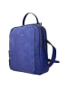 Piquadro Blau Leder Rucksack