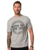 JP1880 Kurzarm T-Shirt in grau melange