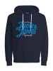 Jack & Jones Sweatshirt 'List' in navy blazer