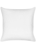 Beliani Kissen TRIGLAV in Weiß - (W) 80 x (H) 10 x (L) 80 cm