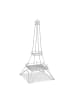 relaxdays Schmuckständer "Eiffelturm" in Silber - (H)47 cm