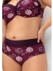sheego by Joe Browns Bikini-Hose in beere-gemustert
