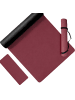 relaxdays Yogamatte in Dunkelrot - (B)68 x (H)0,5 x (T)183 cm