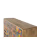 Giner y Colomer Kommode aus Mangoholz mit handbemalten Details 120 cm in Multicolored