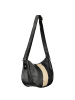Laura Biagiotti Schwarz PVC Damen Handtasche