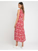 Threadbare Sommerkleid THB Rocks Tiered V in Red