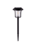 näve LED Solarleuchte "SIMON" in schwarz - (L)14.6 cm x (B)14.6 cm x (H)54.7 cm