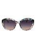 comma Frauen Sonnenbrille Schmetterling Mehrfarbig
