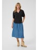 Cream Kurzarm-Bluse CRIrina Regular fit in Pitch Black