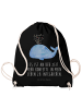 Mr. & Mrs. Panda wander rucksack Wal Konfetti mit Spruch in Schwarz