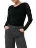 comma Langarmshirt für Damen in schwarz