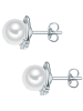 Rafaela Donata Ohrstecker Sterling Silber Zirkonia Perlmutt in silber
