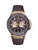 Guess Uhr XL Rigor W0040G3 mit Lederarmband