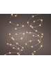 LUMINEO Lichterkette STRING LIGHTS 240 LED 12 m Silberdraht in klassisch warm