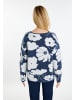 Albee Women Strickpullover in Marine Weiss