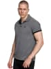 Rusty Neal Kontrast Polo Pique Shirt Regular Fit in Anthrazit / Schwarz