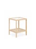relaxdays Beistelltisch in Natur - (B)40 x (H)50 x (T)40 cm