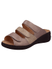Solidus Damen Pantoletten Spezial - Weite H in Beige