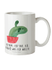 Mr. & Mrs. Panda Kaffeetasse Kaktus Mama mit Spruch in Weiß