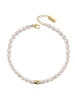 Ailoria SANGO armband gold/weiße perle in weiß