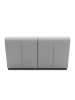 58 aufm Kessel GARTENLOUNGE Set 1 Boudicca 146x80x102 mit Outdoorbezug in silber