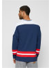 FUBU Long Sleef in navy/white