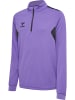 Hummel Halbreißverschluss Jacke Hmlauthentic Kinder in DAHLIA PURPLE/ASPHALT