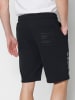 KOROSHI Bermuda Jogger in schwarz