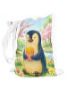 Mr. & Mrs. Panda Stoffbeutel Pinguin Frühling Pommes Design ohne... in Weiß