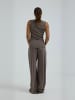 Seamless Basic Top Jacquard in Fungi