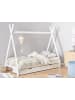 Beliani Kinderbett DEVAY in Weiß - (W) 99 x (H) 176 x (L) 208 cm
