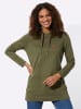WITT WEIDEN Long-Sweatshirt in oliv