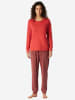 Schiesser Schlafanzug Comfort Essentials in beere
