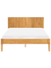 Beliani Doppelbett AMBAZAC in Braun - (W) 148 x (H) 90 x (L) 211 cm