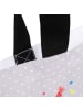 Mr. & Mrs. Panda Shopper Toast Party mit Spruch in Grau Pastell