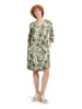 CARTOON Sommerkleid mit Muster in Cream/Green