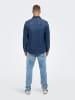 Only&Sons Jeans Hemd Denim Langarm Shirt Freizeit Shacket ONSCAMON in Blau