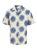 Jack & Jones Kurzarmhemd JPRBlubilbao in ecru marine