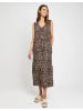 Threadbare Sommerkleid THB Byers Tiered in Braun