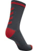 Hummel Low Socken Elite Indoor Multisport Erwachsene in EBONY/FLAME SCARLET