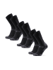 DANISH ENDURANCE Socken Classic Hiking Crew in Black/Grey