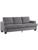 HOMCOM 3-Sitzer-Sofa-213L x 82B x 90H cm-Grau